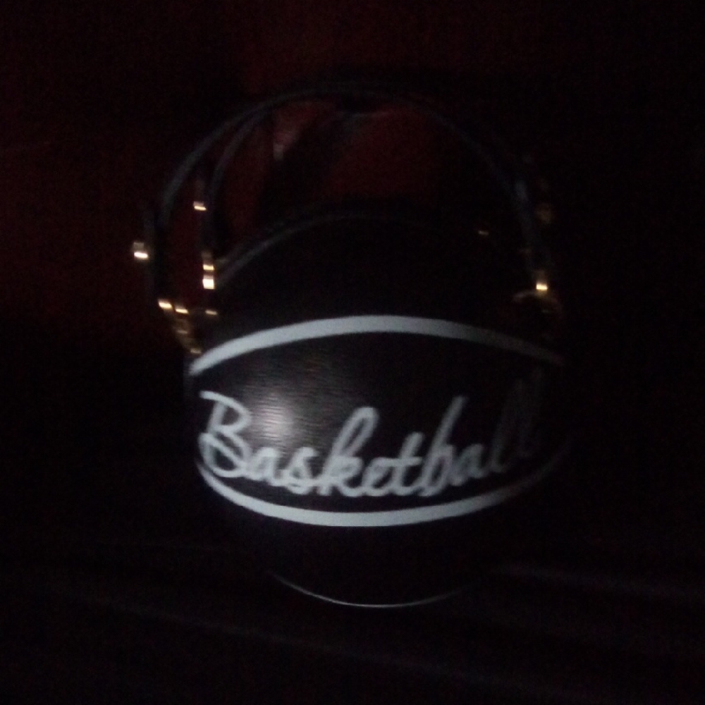 Black Basketball Handbag